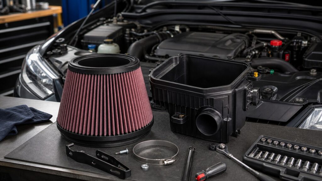 performance air filters shopping setup for installation complexity with practical vehicle-focused details