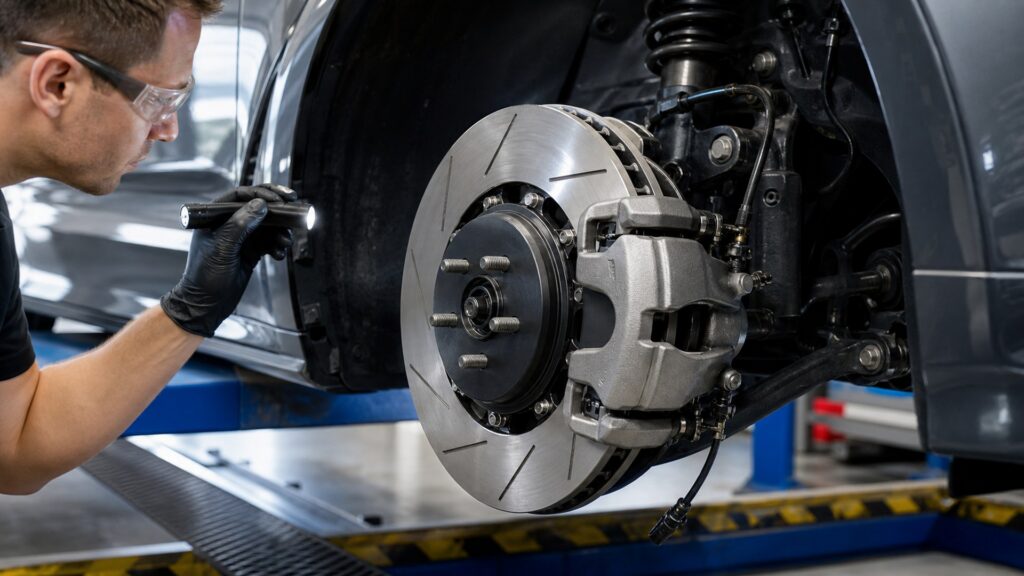 performance brake rotors shopping setup for emissions and inspection planning with practical vehicle-focused details