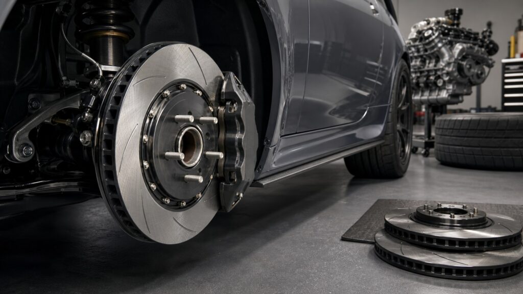 performance brake rotors shopping setup for engine and drivetrain goals with practical vehicle-focused details