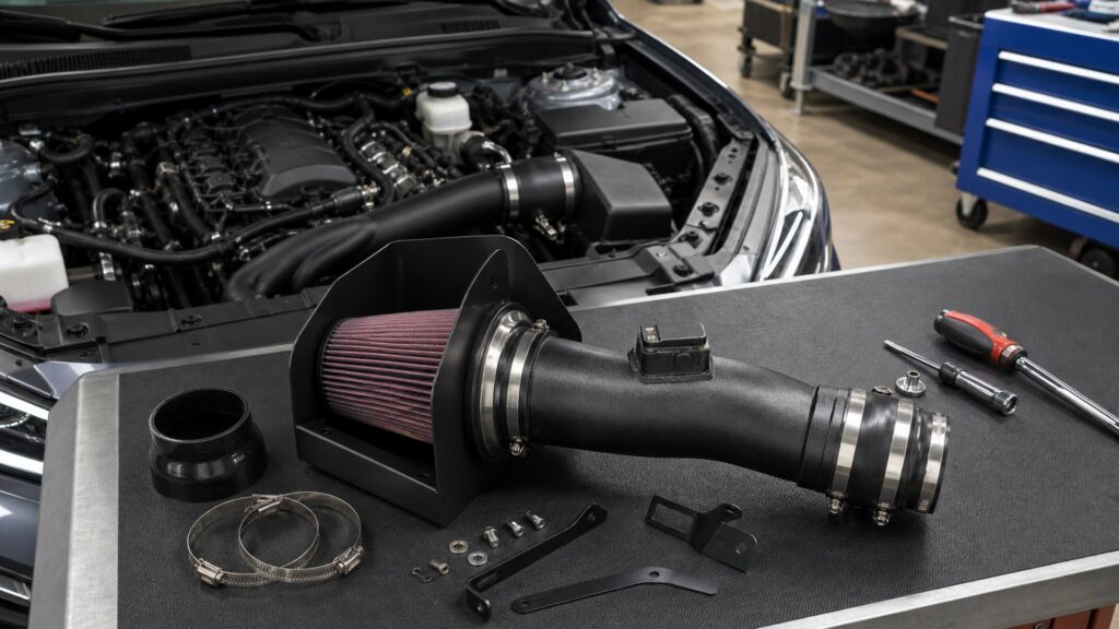performance intake kits shopping setup for installation complexity with practical vehicle-focused details