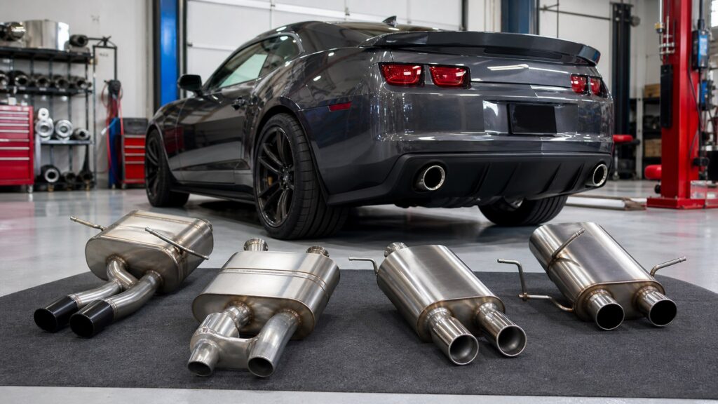 performance mufflers shopping setup for street power goals with practical vehicle-focused details