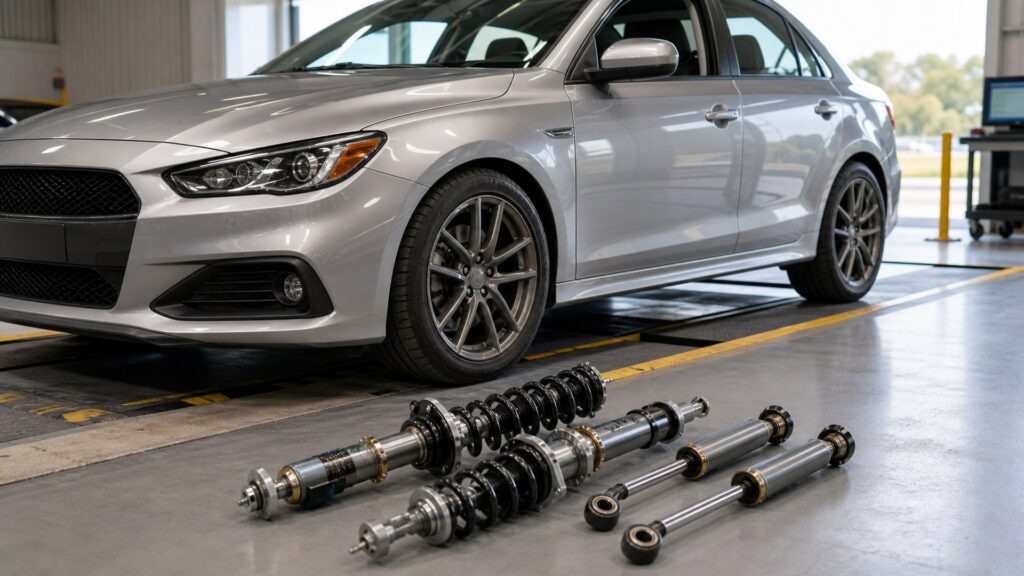 performance shock absorbers shopping setup for emissions and inspection planning with practical vehicle-focused details