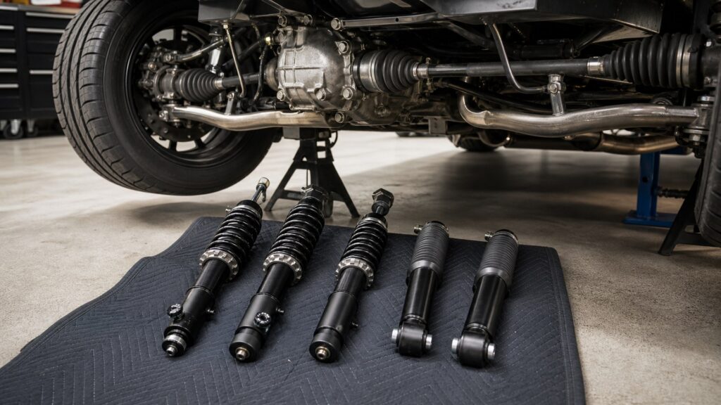 performance shock absorbers shopping setup for engine and drivetrain goals with practical vehicle-focused details