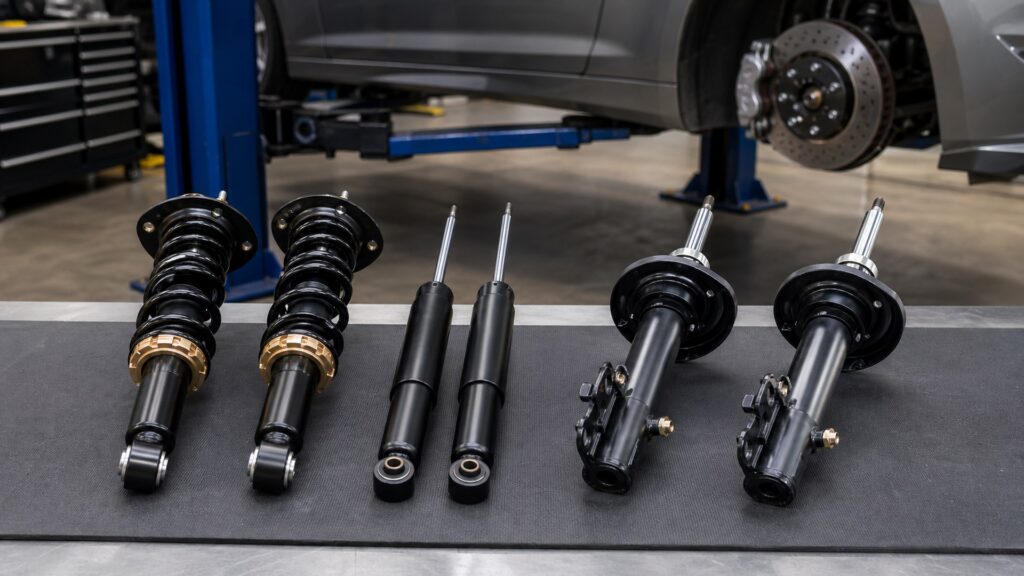 performance shock absorbers shopping setup for overall selection with practical vehicle-focused details
