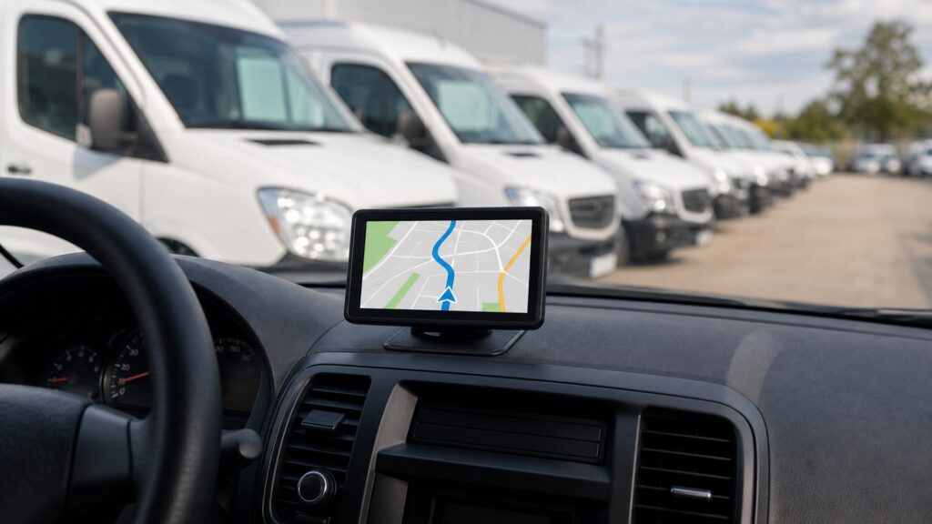 portable gps navigators shopping setup for fleet and commuter vehicles with practical vehicle-focused details