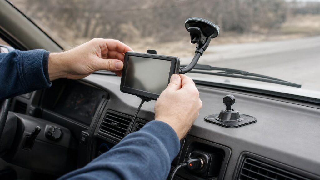 portable gps navigators shopping setup for vehicle compatibility checks with practical vehicle-focused details