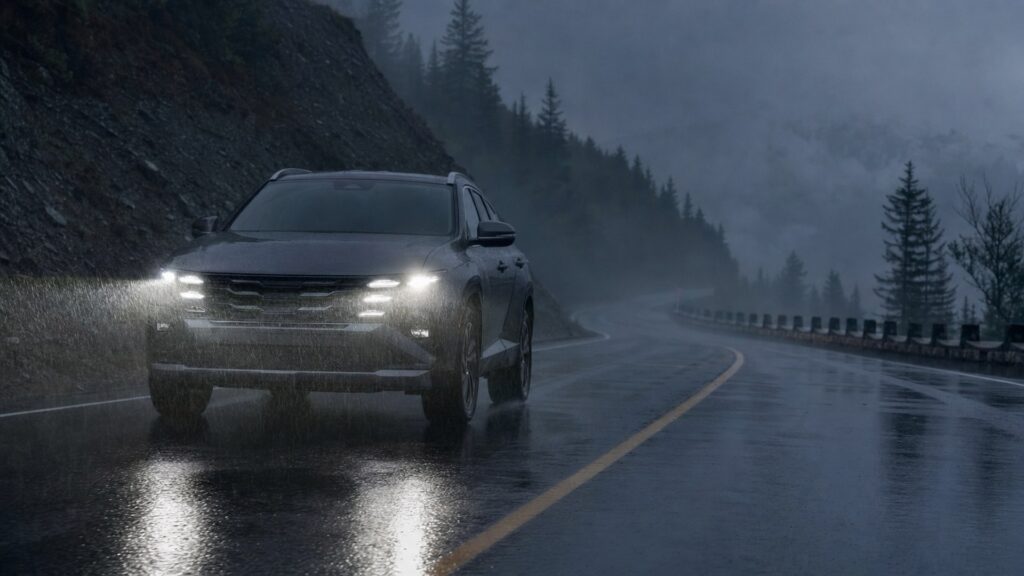 projector headlights shopping setup for weather and road conditions with practical vehicle-focused details