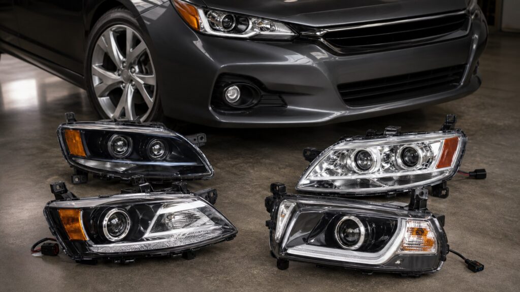 projector headlights shopping setup for overall selection with practical vehicle-focused details