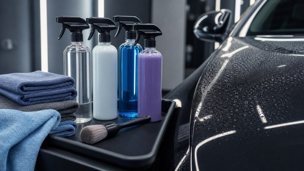 quick detailer sprays shopping setup for ceramic protection planning with practical vehicle-focused details