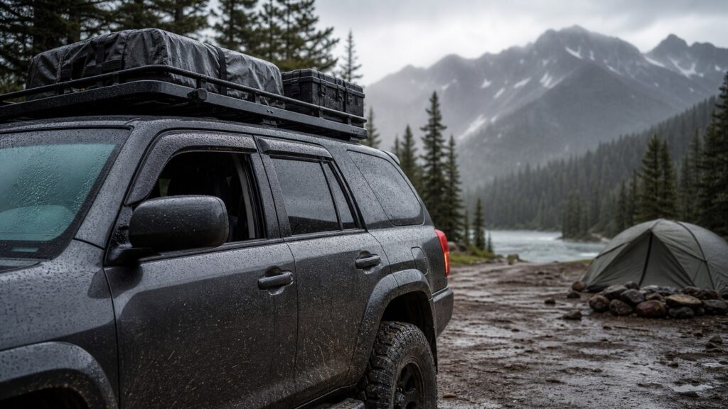 rain guards shopping setup for seasonal vehicle storage with practical vehicle-focused details
