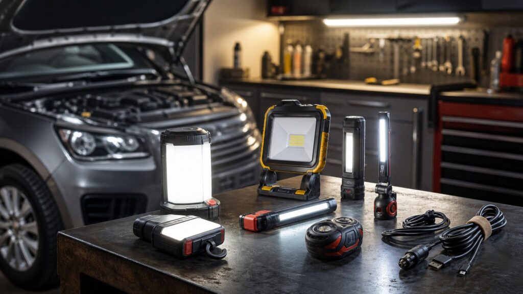 rechargeable safety lights shopping setup for overall selection with practical vehicle-focused details