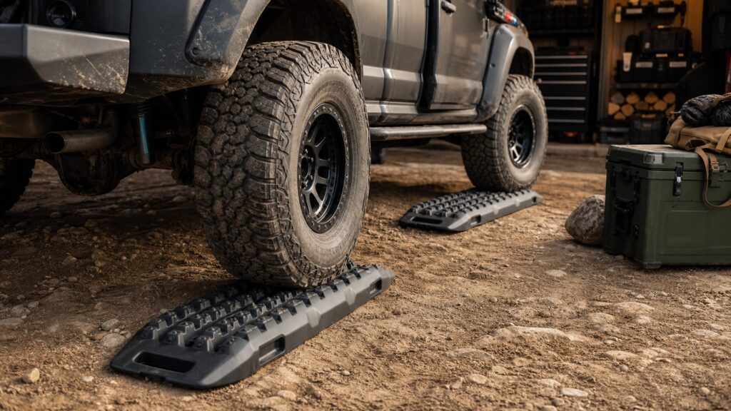 recovery boards shopping setup for jeep and truck builds with practical vehicle-focused details