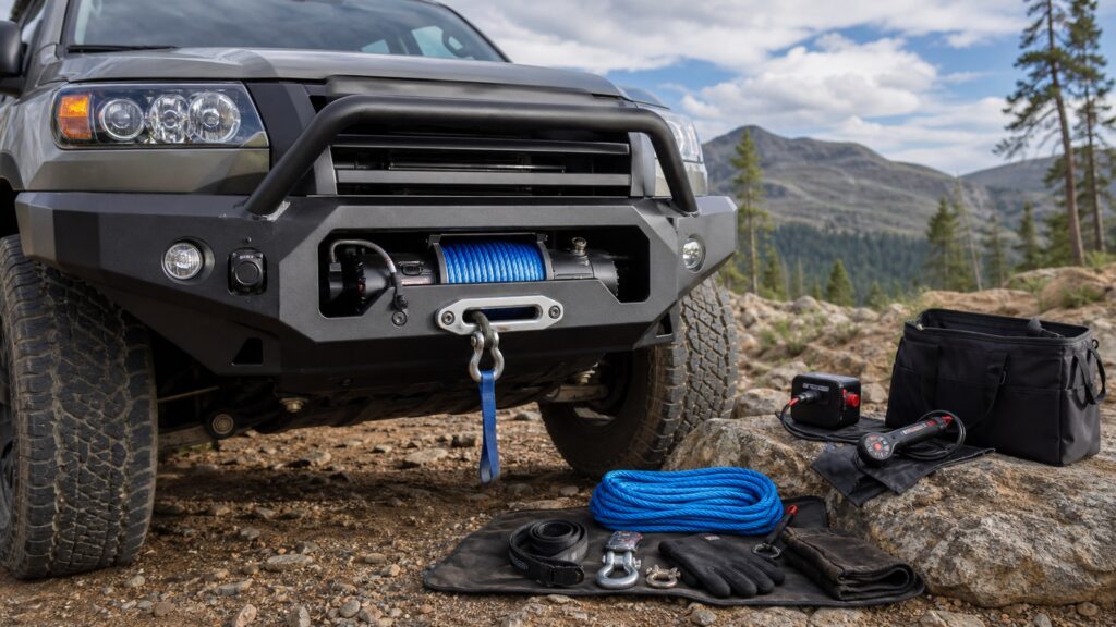 recovery winches shopping setup for trail recovery planning with practical vehicle-focused details