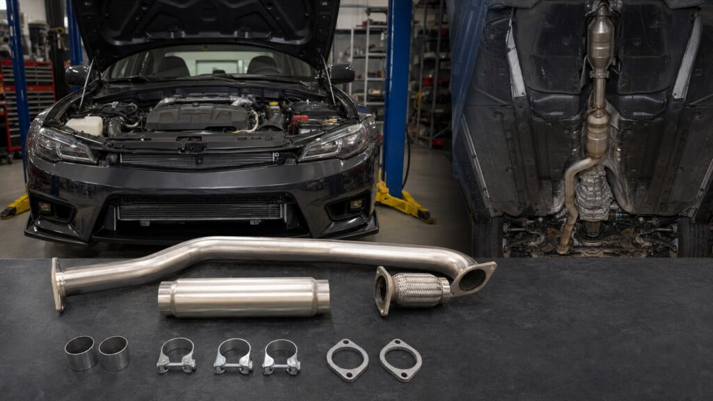 resonator delete kits shopping setup for engine and drivetrain goals with practical vehicle-focused details
