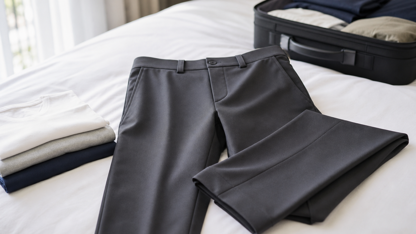 Water-Resistant Travel Pants