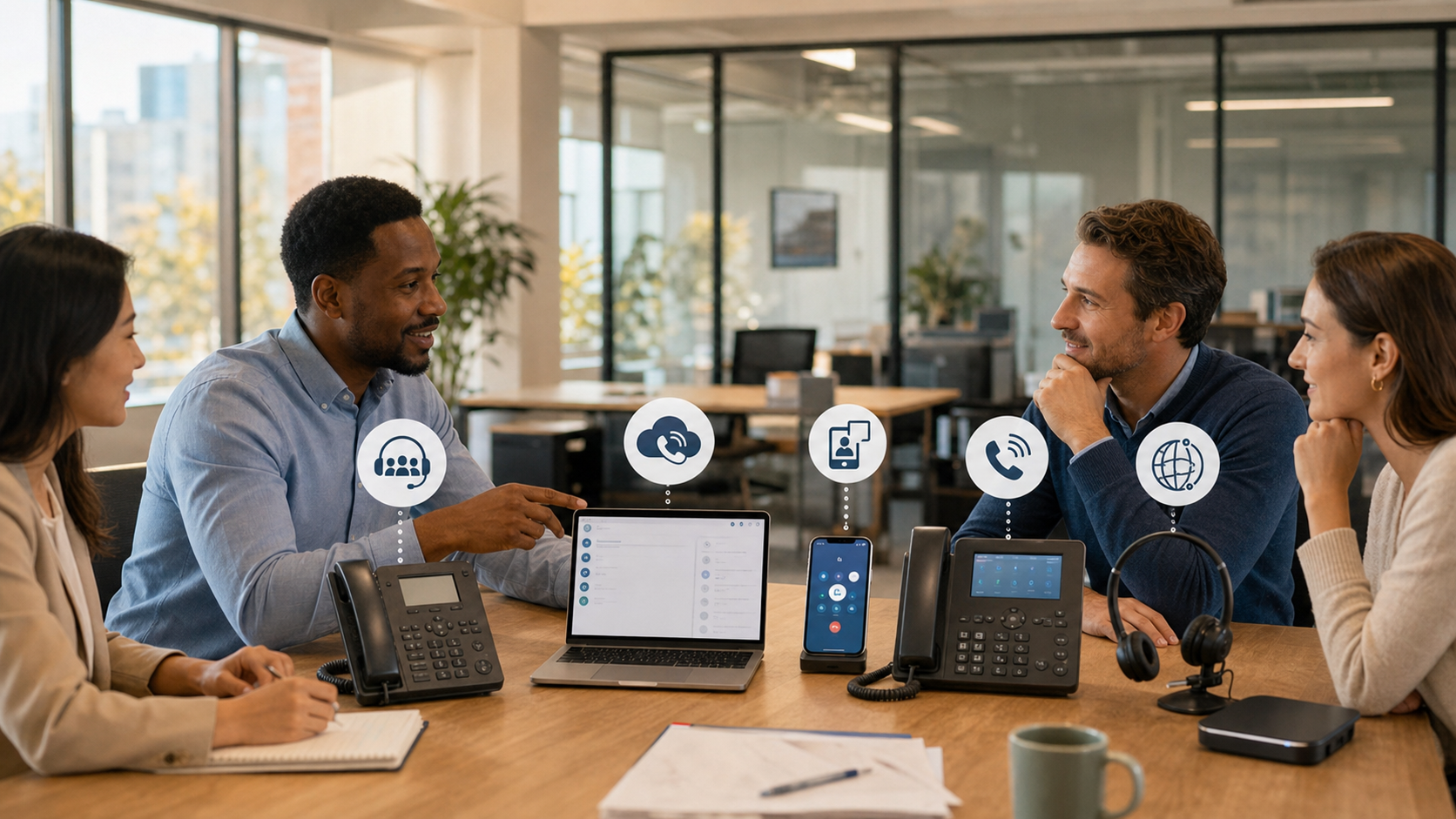 Business Phone Systems Comparisons hero image