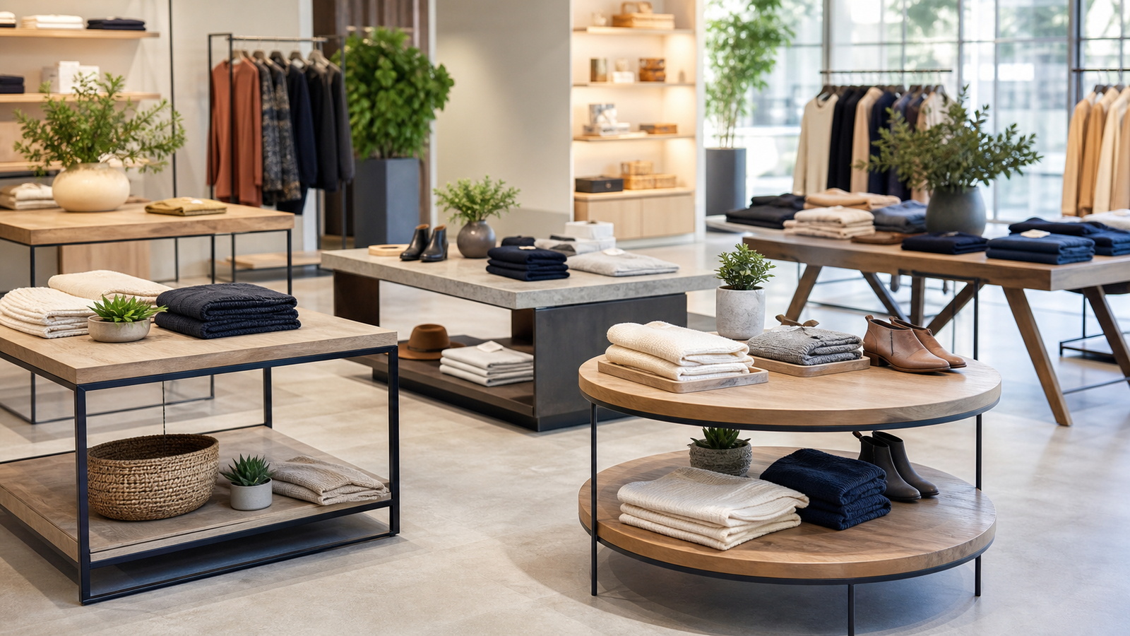 Retail Display Tables