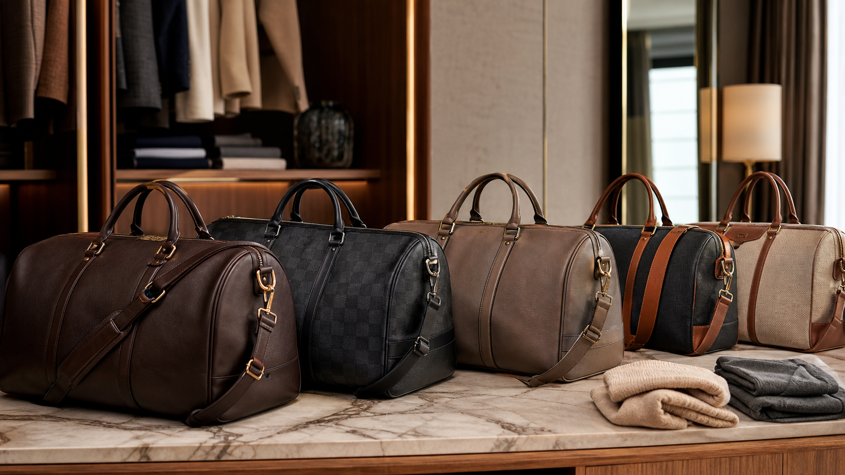 Leather Weekender Bags