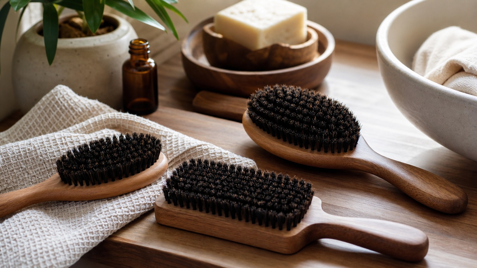 Boar Bristle Brushes