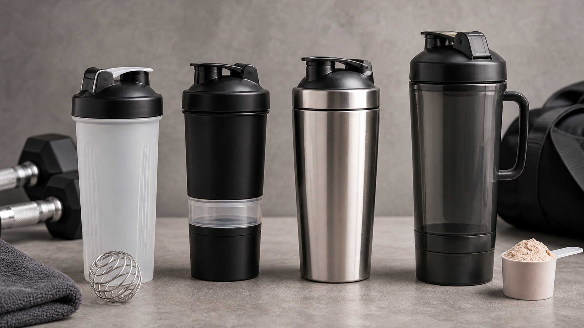 Protein Shaker Bottles