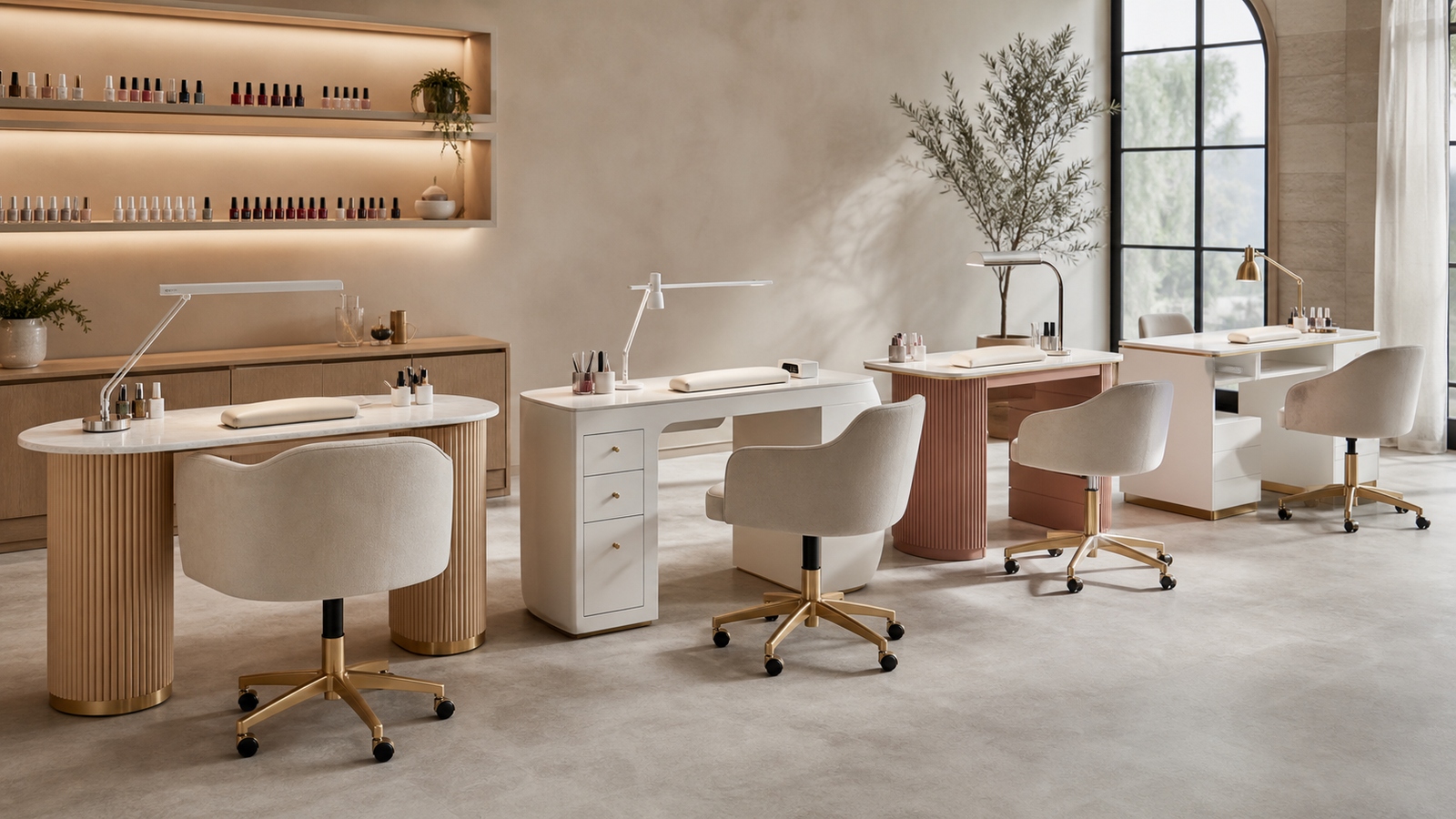 Salon Manicure Tables
