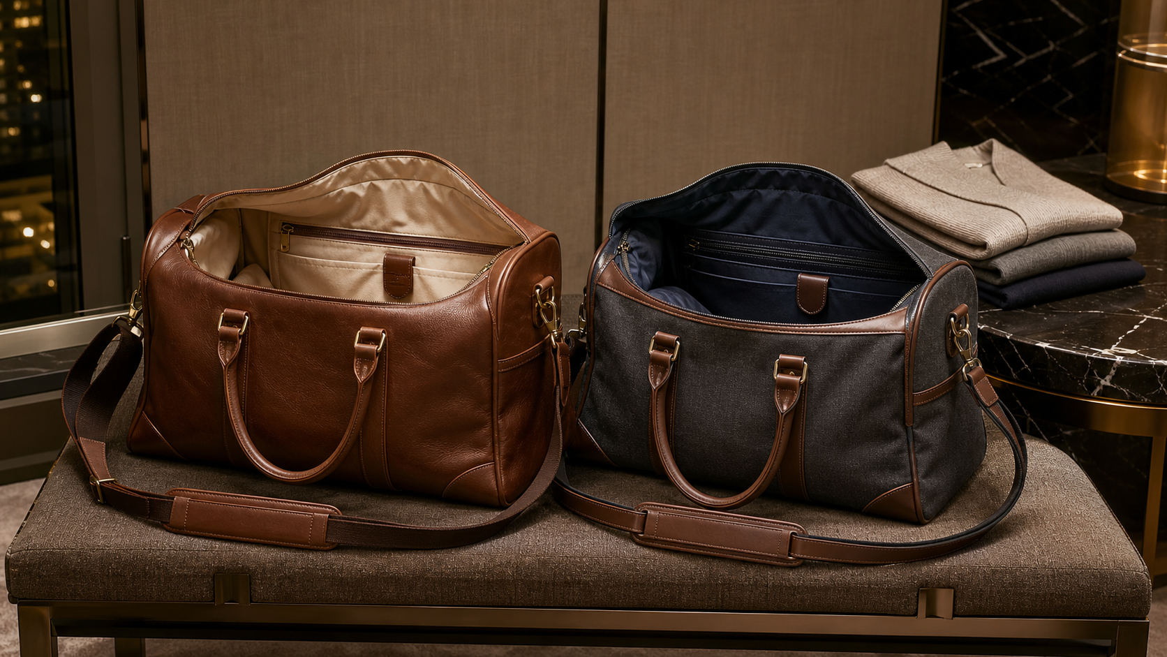 Leather Weekender Bags