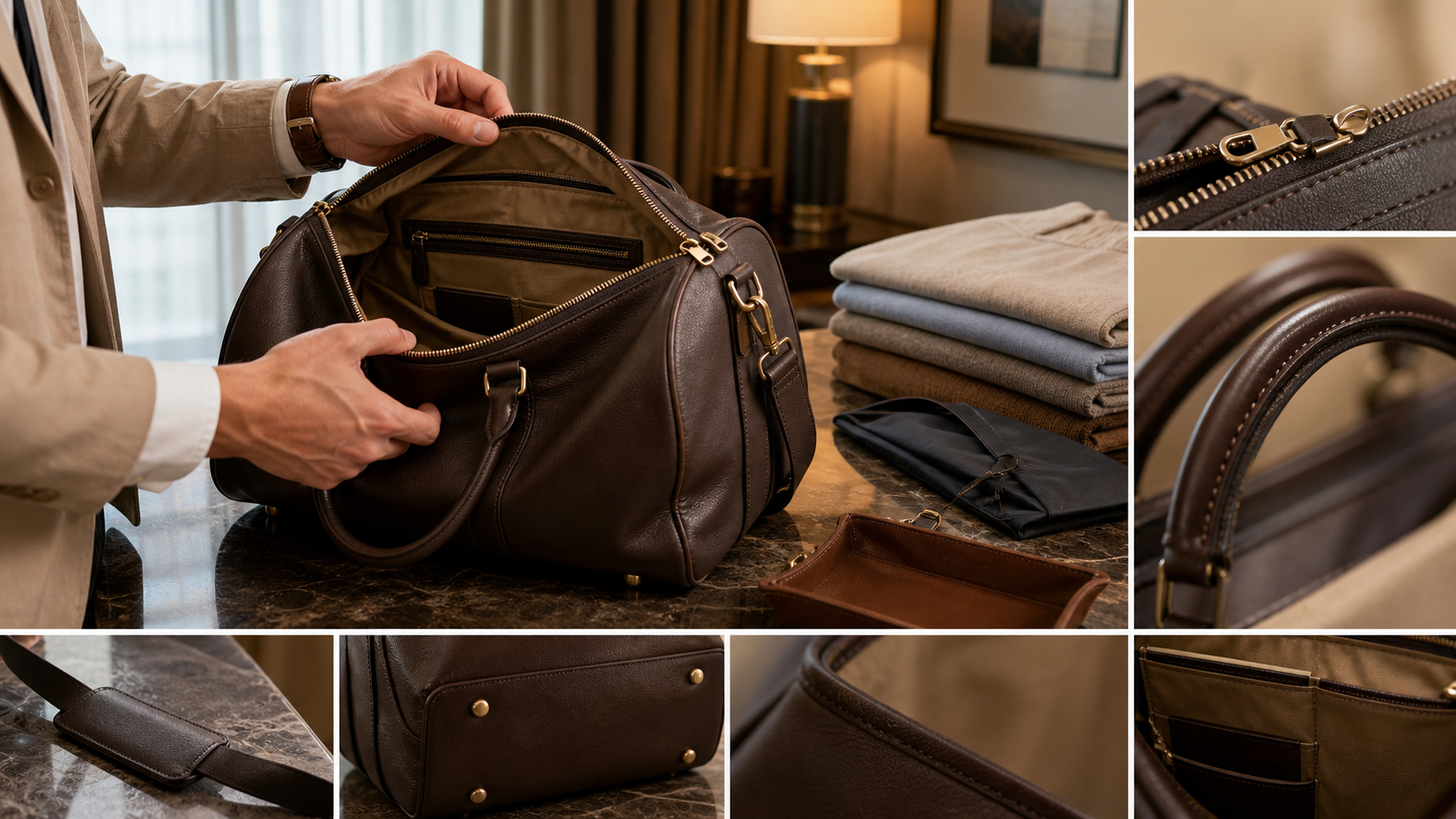 Leather Weekender Bags