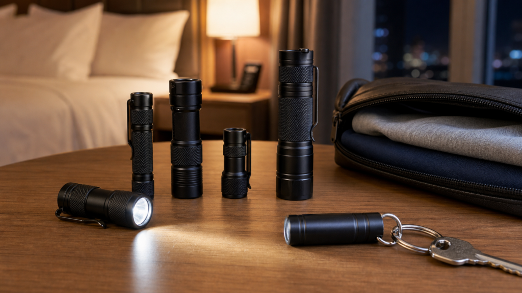 Compact Travel Flashlights hero image