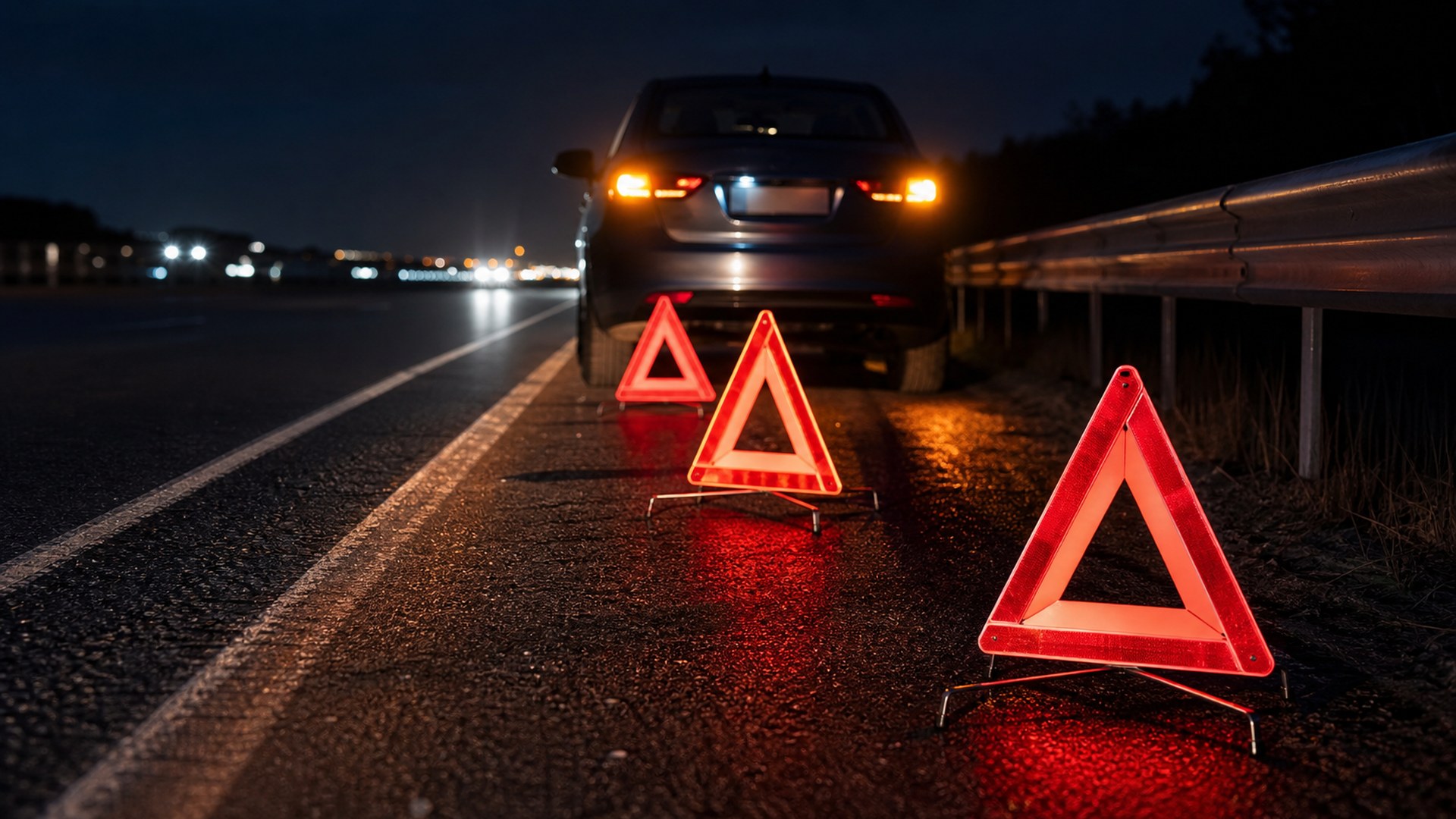 Roadside Warning Triangles Buying Guide for Nighttime Breakdown Scenarios