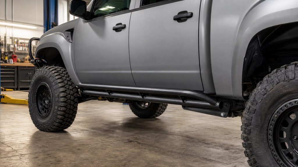 rock sliders shopping setup for jeep and truck builds with practical vehicle-focused details