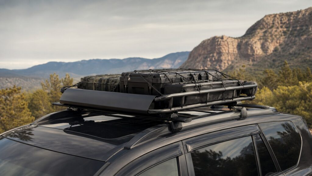 roof basket carriers shopping setup for truck and suv utility builds with practical vehicle-focused details
