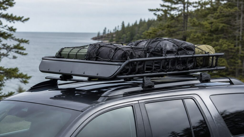 roof basket carriers shopping setup for vehicle fitment and mounting with practical vehicle-focused details