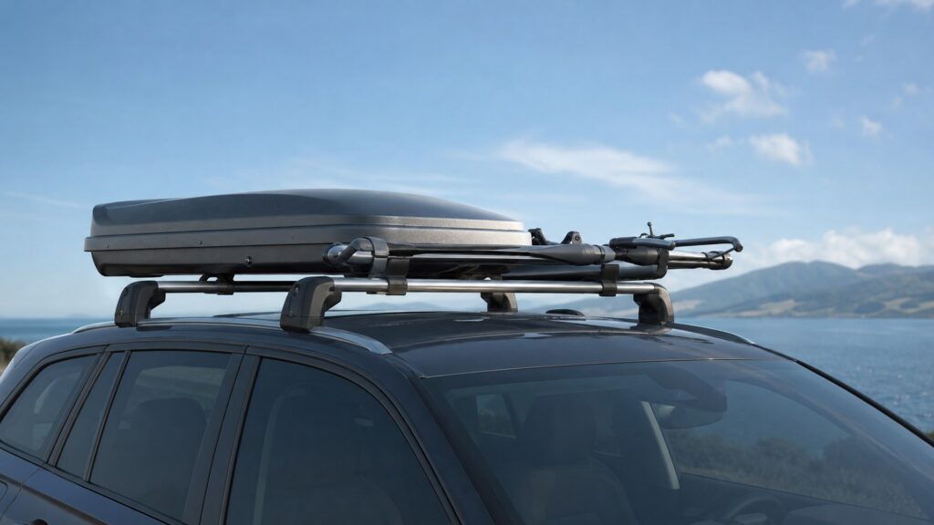roof rack cross bars shopping setup for cargo and storage expansion with practical vehicle-focused details