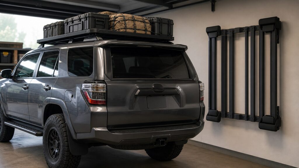 roof racks shopping setup for seasonal vehicle storage with practical vehicle-focused details