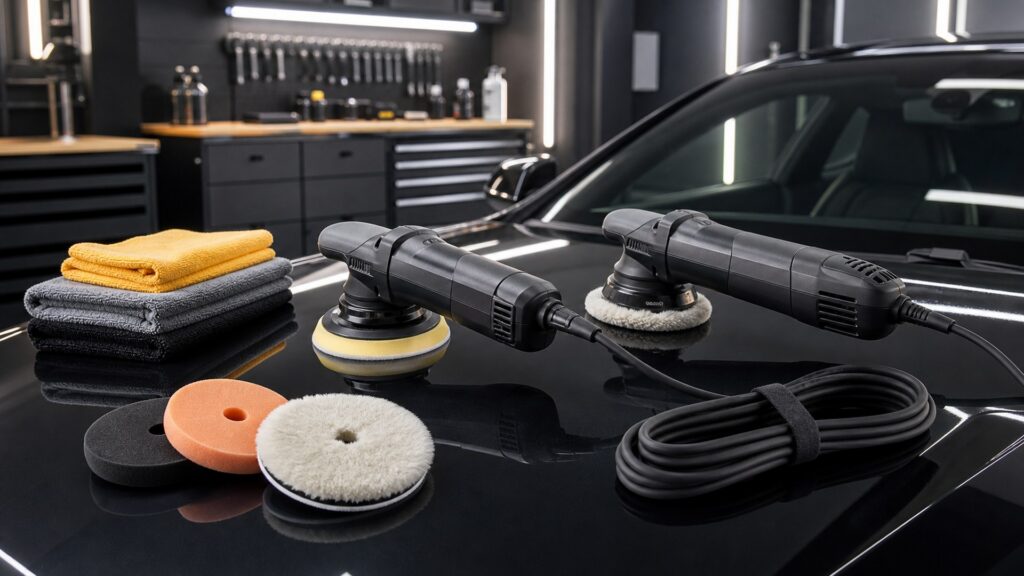 rotary polishers shopping setup for overall selection with practical vehicle-focused details