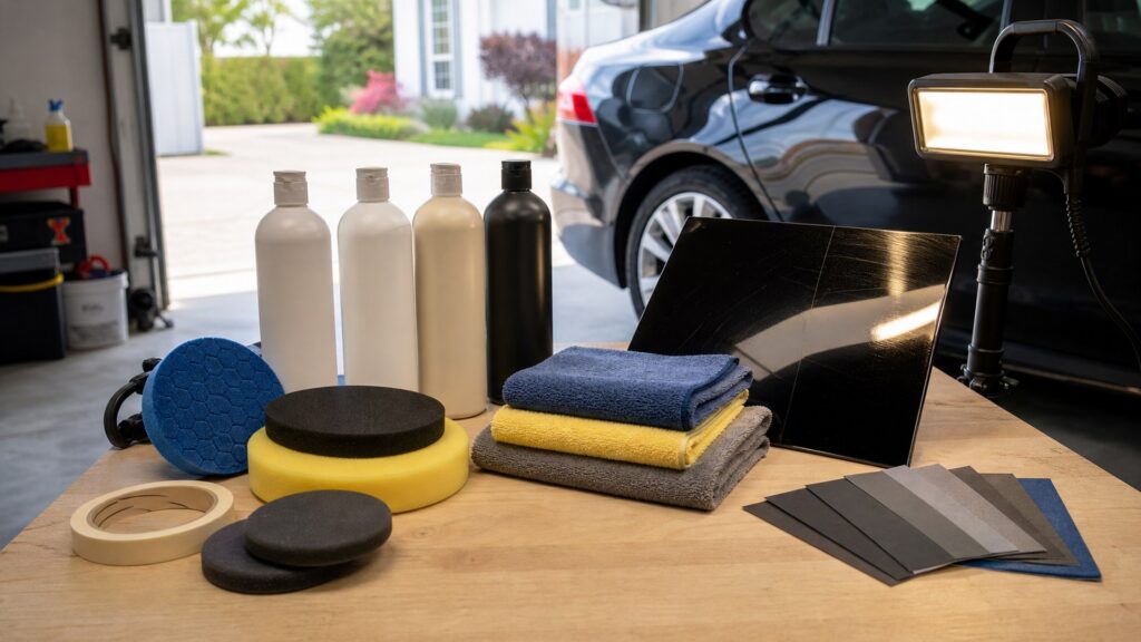 scratch removal kits shopping setup for weekend wash routines with practical vehicle-focused details