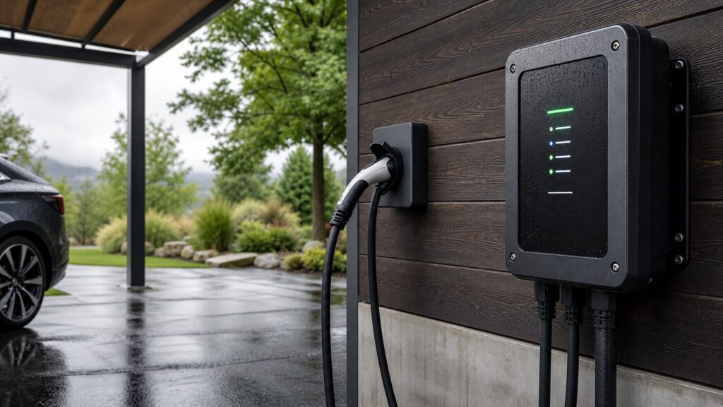 smart charging controllers shopping setup for outdoor charging installations with practical vehicle-focused details