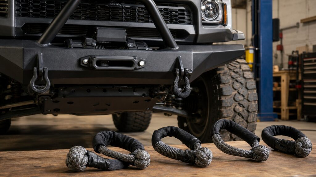 soft shackles shopping setup for jeep and truck builds with practical vehicle-focused details