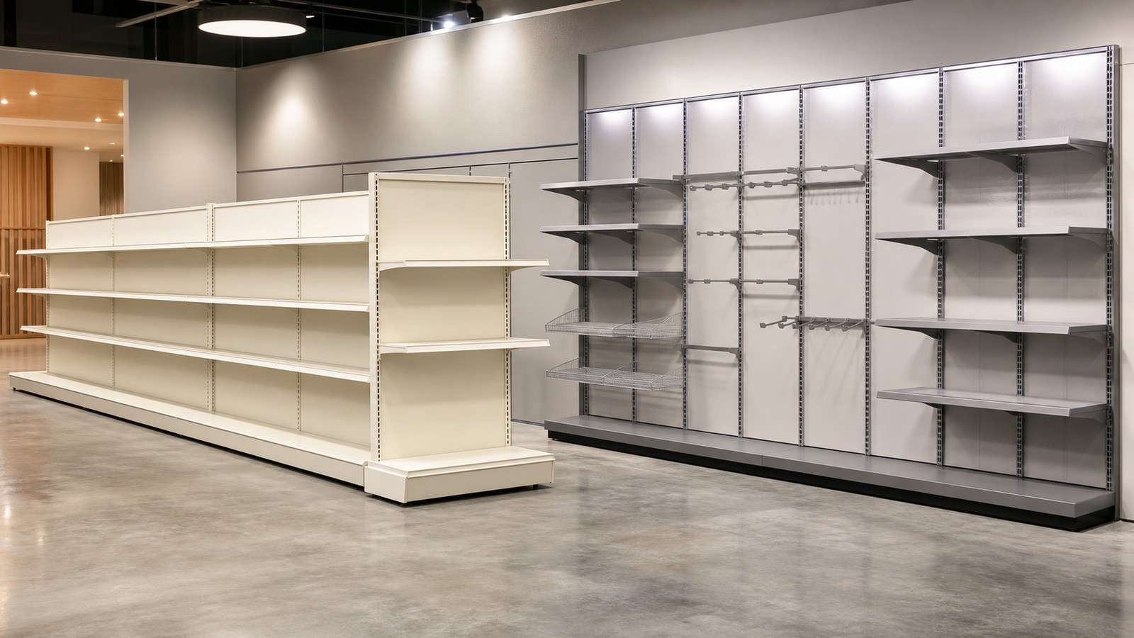 Streater Gondola Shelving vs Uniweb Wall Display System: Which Retail Display Shelving Is Better?
