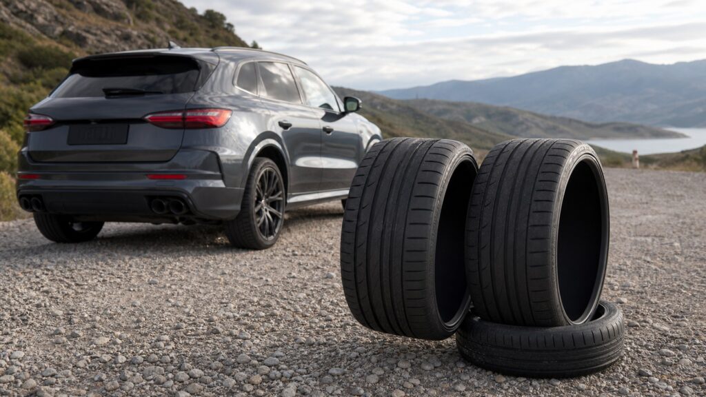 summer performance tires shopping setup for off-road terrain needs with practical vehicle-focused details