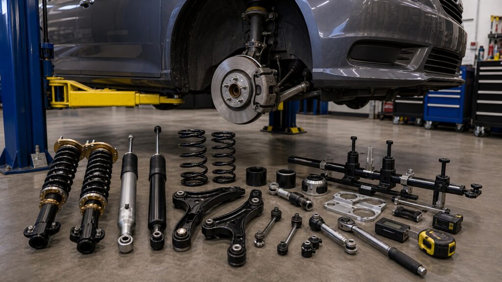 suspension upgrades shopping setup for overall selection with practical vehicle-focused details