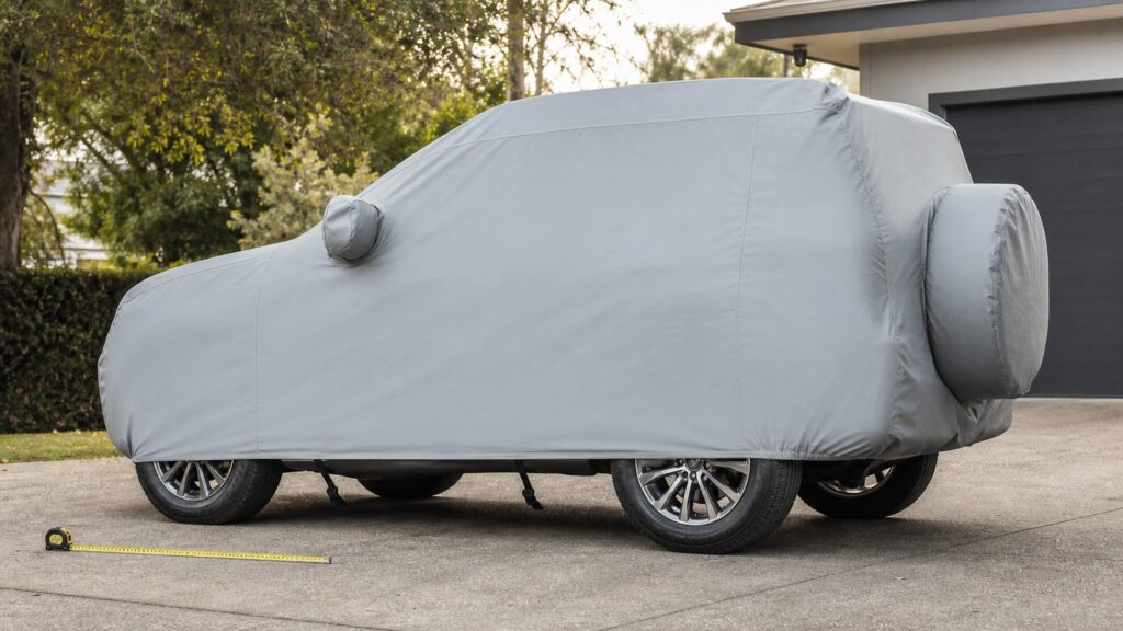 suv covers shopping setup for vehicle fitment and mounting with practical vehicle-focused details