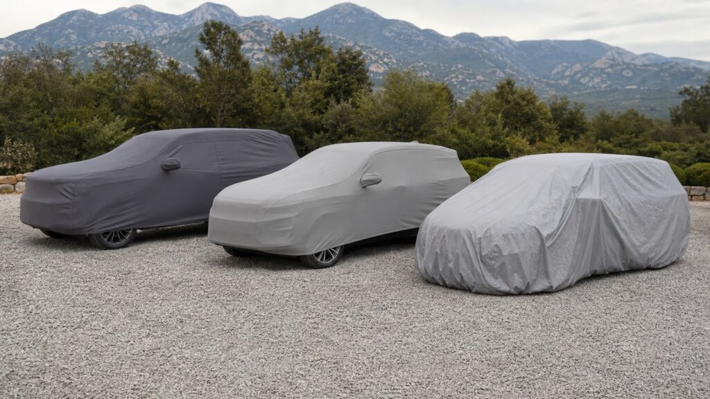 suv covers shopping setup for overall selection with practical vehicle-focused details