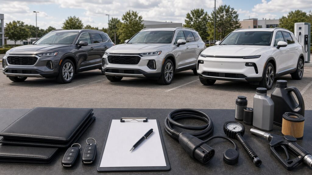 suvs & crossovers shopping setup for fuel, charging, and operating costs with practical vehicle-focused details
