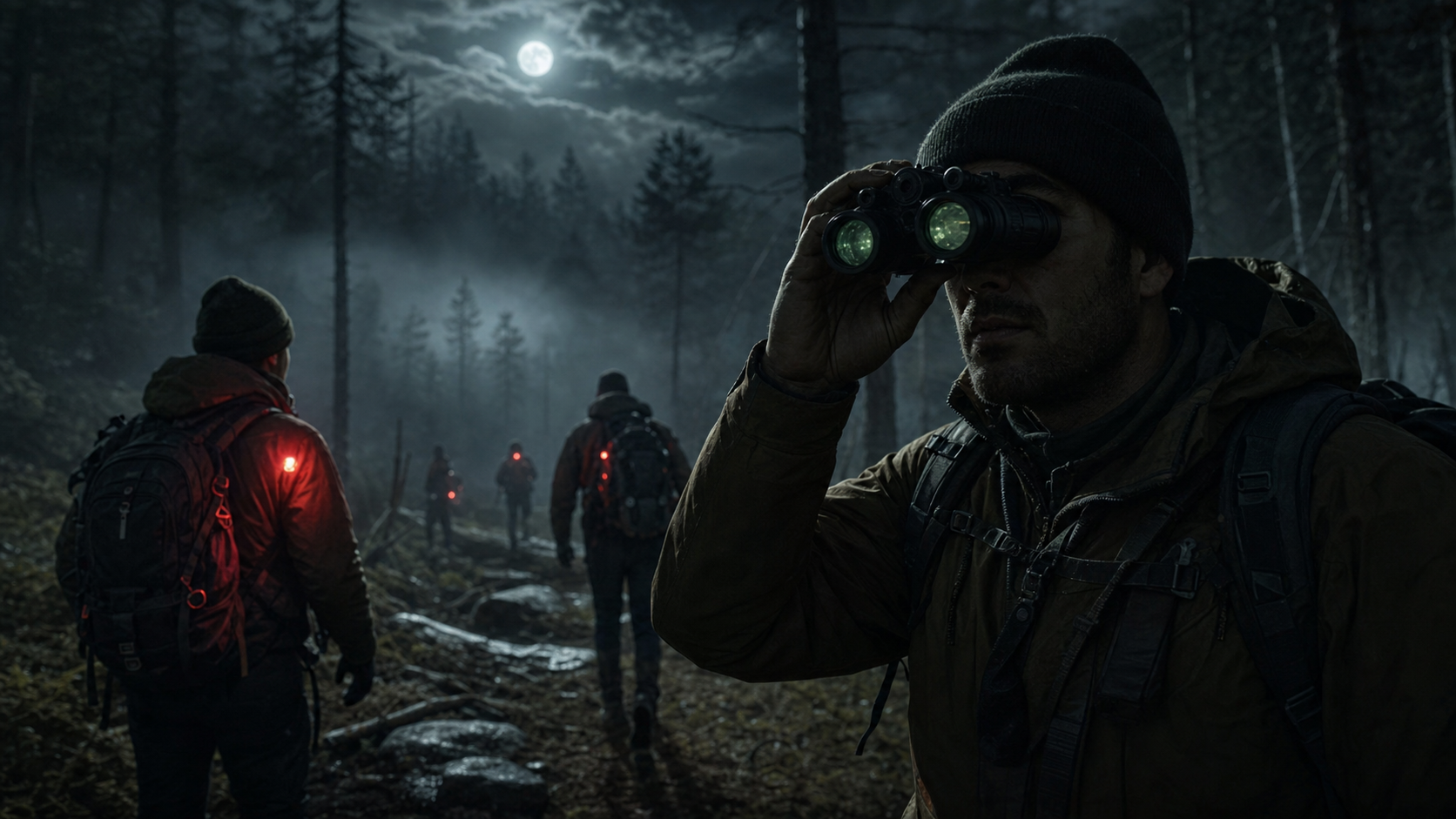 Night vision device for low-light environments