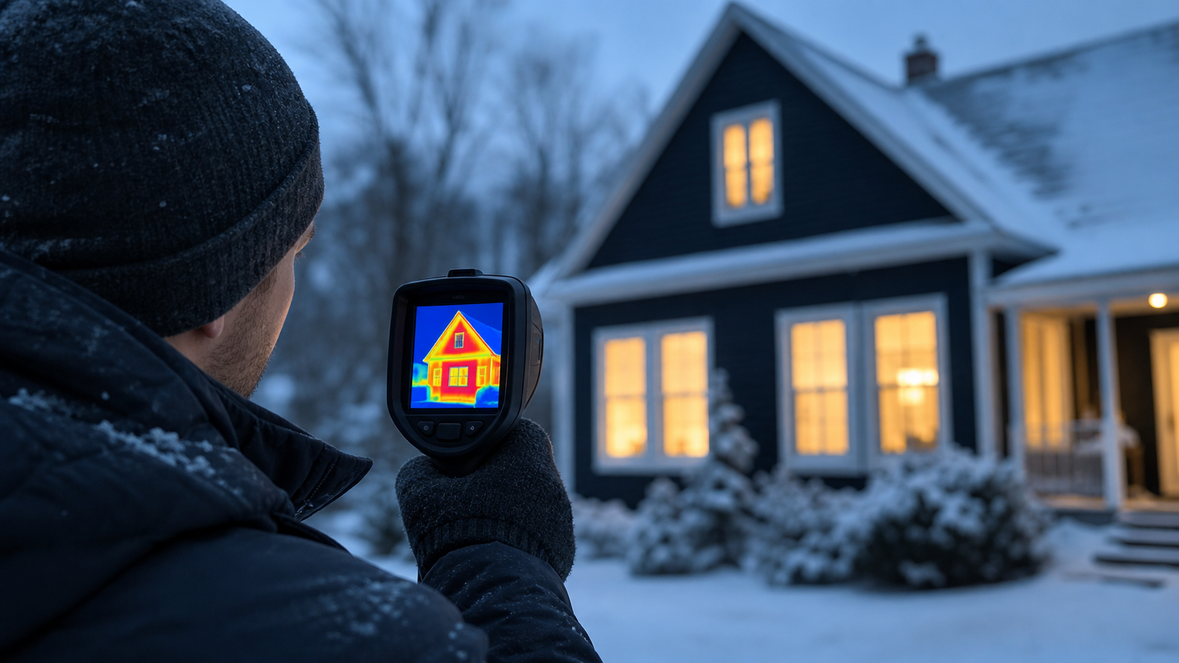 Thermal camera detecting heat signatures