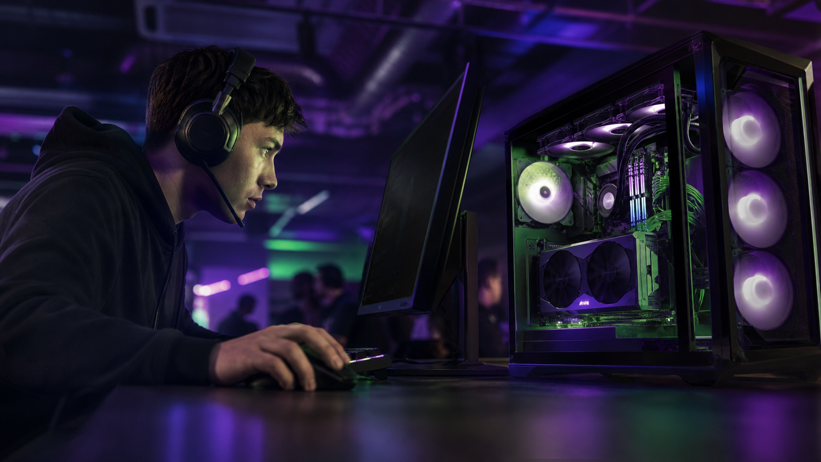 Gaming desktop setup representing gaming desktop reviews