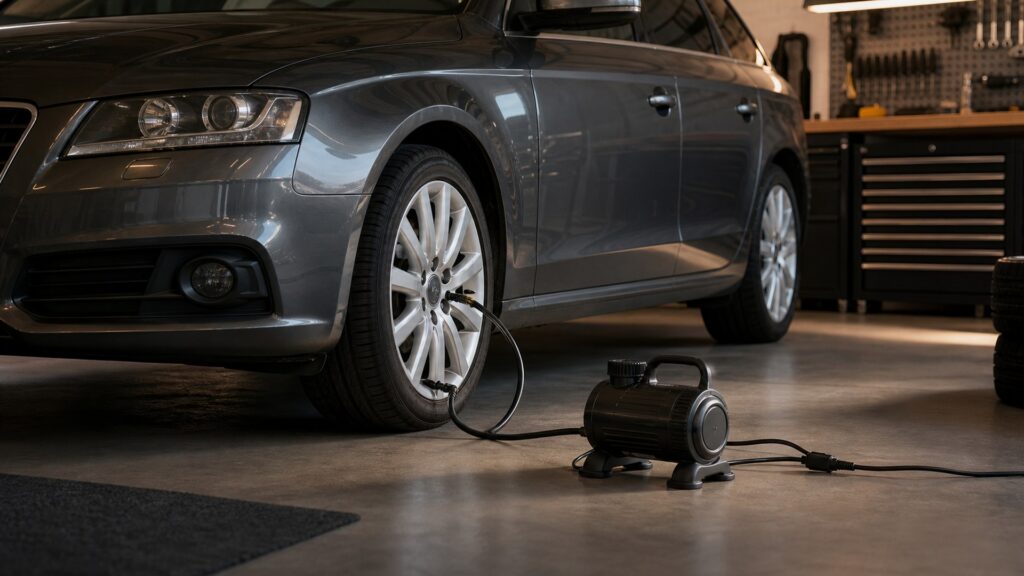 tire inflators shopping setup for road noise and ride comfort with practical vehicle-focused details