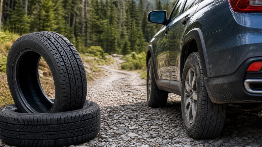 touring tires shopping setup for off-road terrain needs with practical vehicle-focused details