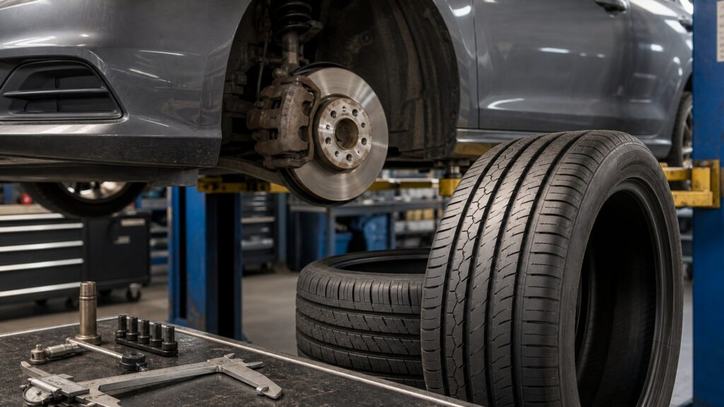 touring tires shopping setup for vehicle fitment and load ratings with practical vehicle-focused details